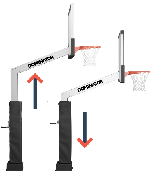 Dominator 60 Inch Basketball Hoop